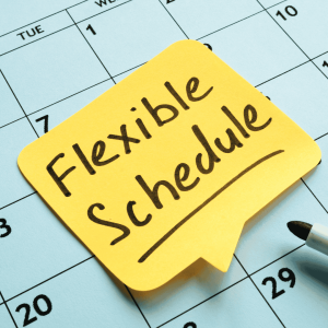 Flexible Schedules for Your Busy Routine